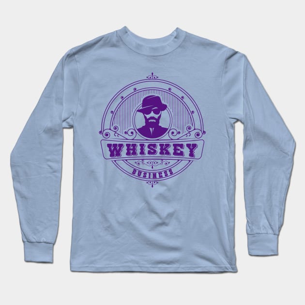 Whiskey Business Long Sleeve T-Shirt by Blended Designs